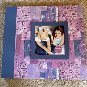 Purple & Blue Decorative Photo Frame Album